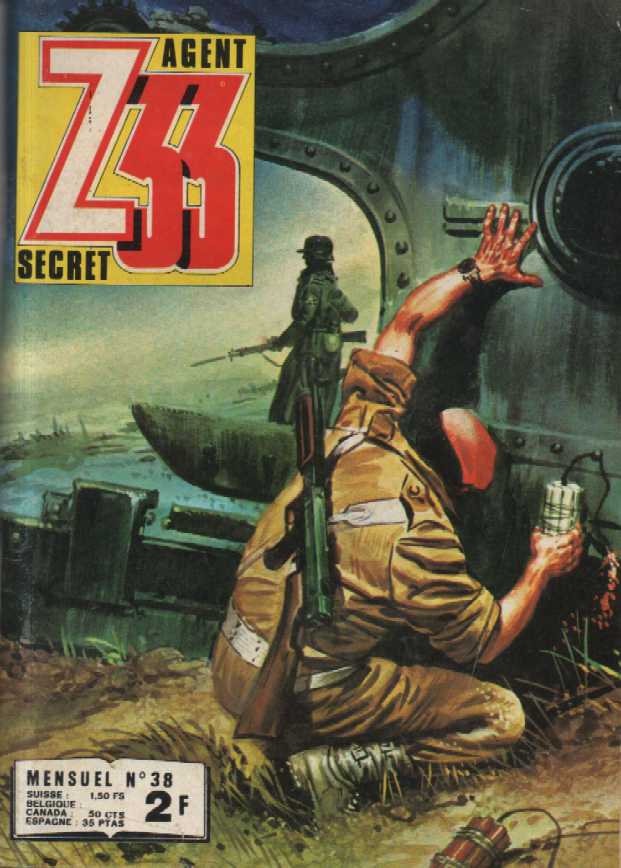 Scan de la Couverture Z 33 Agent Secret n 38